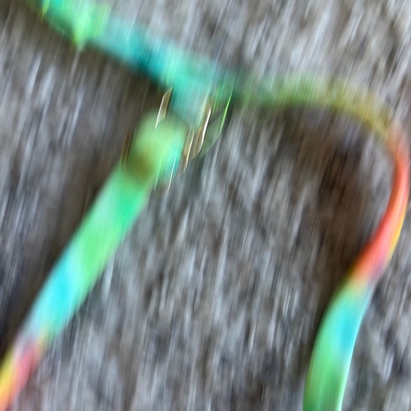 Colorful Tie-Dye Bikini Top with adjustable straps - Picture 7 of 9